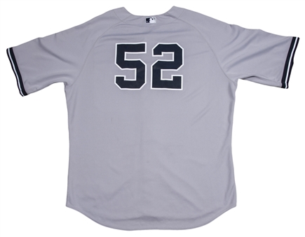2012 CC Sabathia Game Used New York Yankees Road Jersey Worn on 09/26/12 Vs. Min (MLB Authenticated & Steiner)